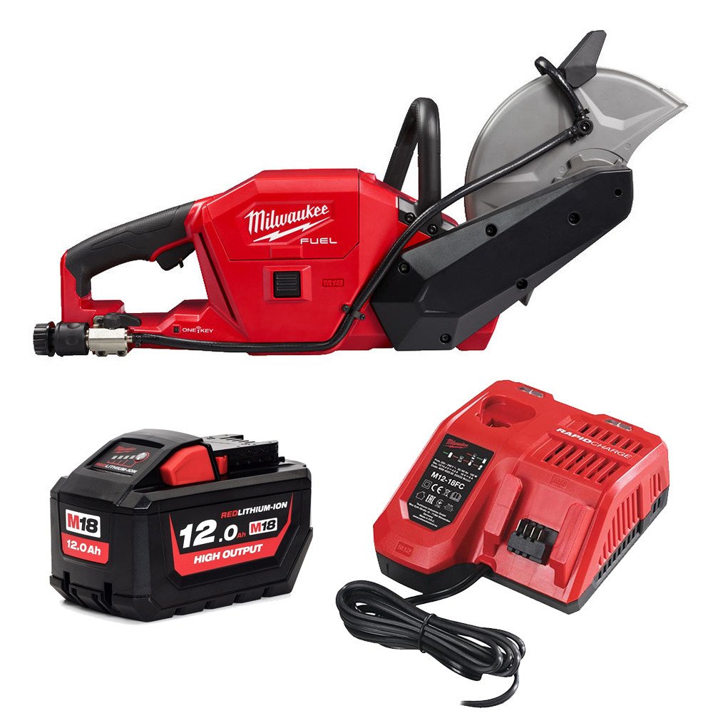 Milwaukee M18FCOS230 18V 230mm Cut-Off Saw One-Key Brushless - 12.0Ah Pack