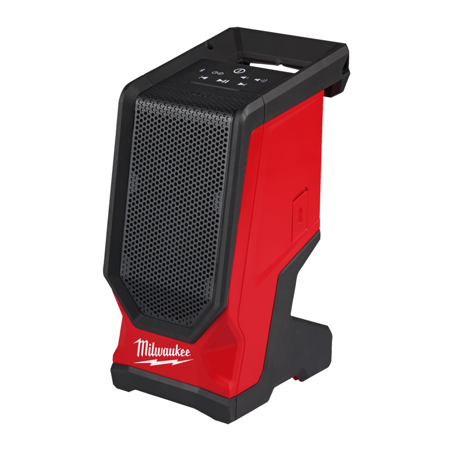 Milwaukee 18v Jobsite Bluetooth Speaker - M18SPEJSG2-0 - Body Only