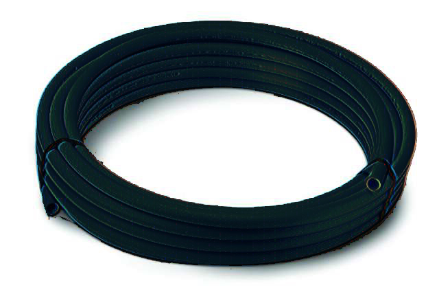 Polypipe MDPE Pipe 25mm x 25 Metre Coil Black