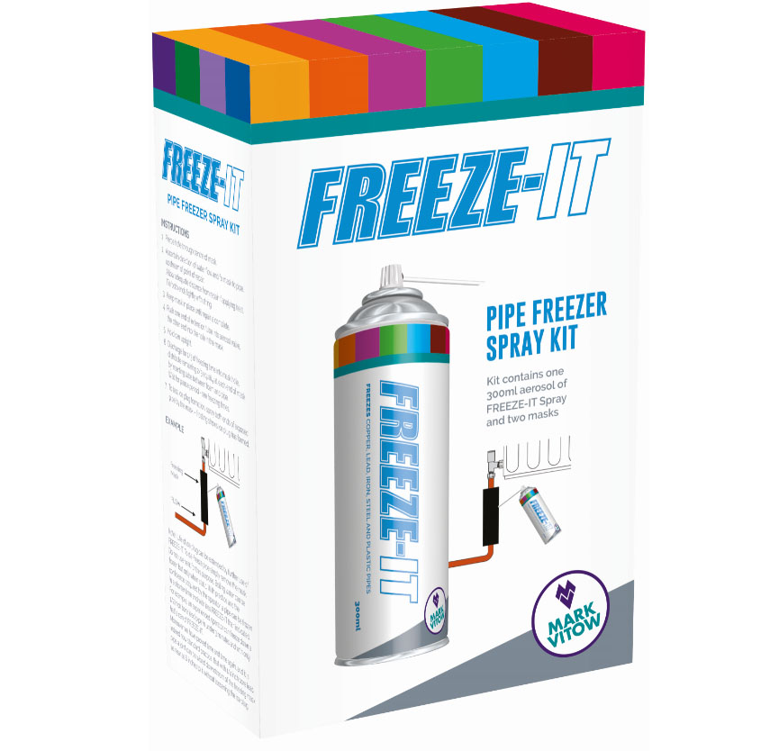 Mark Vitow Plumbers Freeze-It - Pipe Freezer Spray Kit