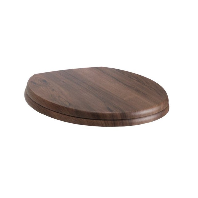 QX Nostalgic Wood Soft Close Seat - Cashmere
