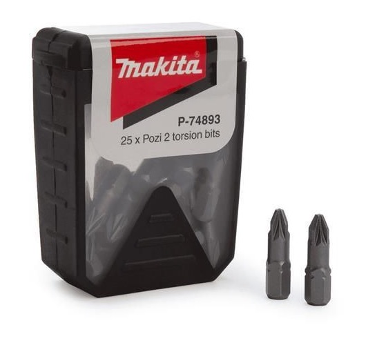 Makita PZ2 Tic-Tac Screwdriver Bits 25mm - P-74893