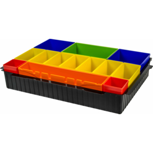 Makita P-83652 Makpac Insert - Organiser Tool System Insert 13 Coloured Compartments