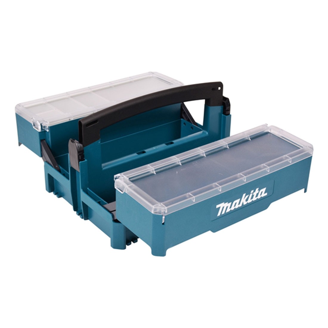 Makita P-84137 Makpac Stackable Cantilever Tool Box - 395mmm (L) x 295mm (W) x 234mm (H)