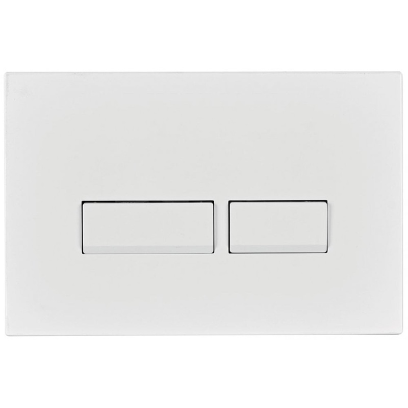Nevada Pneumatic Square Push-Button - White