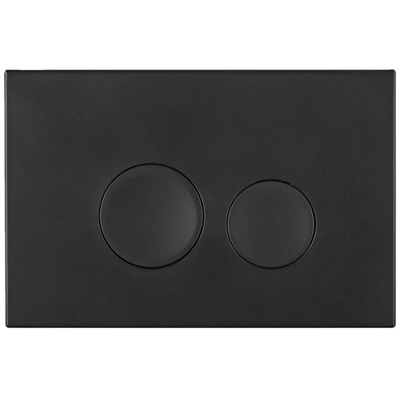 Ohio Round Pneumatic Push-Button - Matt Black