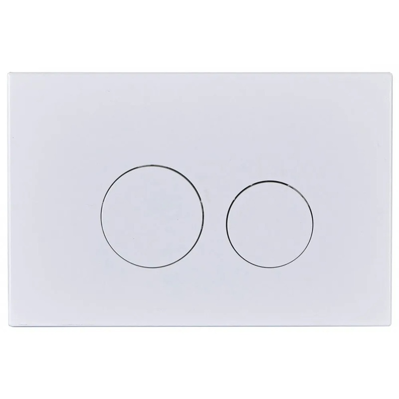 Ohio Round Pneumatic Push-Button - White