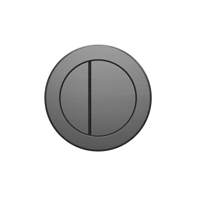 Ascent Concealed Round Push-Button - Gunmetal Grey