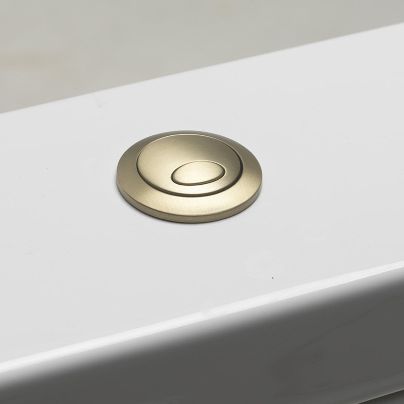 QX Close Coupled Cistern Push-Button - Brushed Brass fridge?