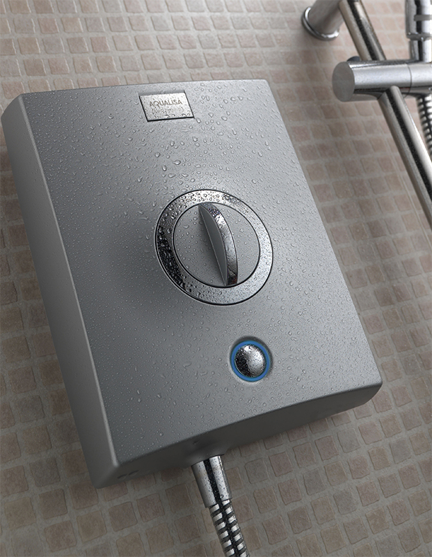 Aqualisa Quartz Electric Shower 8.5kw Chrome MJ Plastics & Plumbing