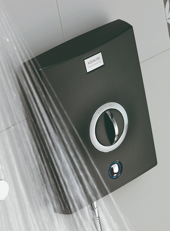 Aqualisa Quartz Electric Shower 8 5kw Graphite Chrome Mj Plastics