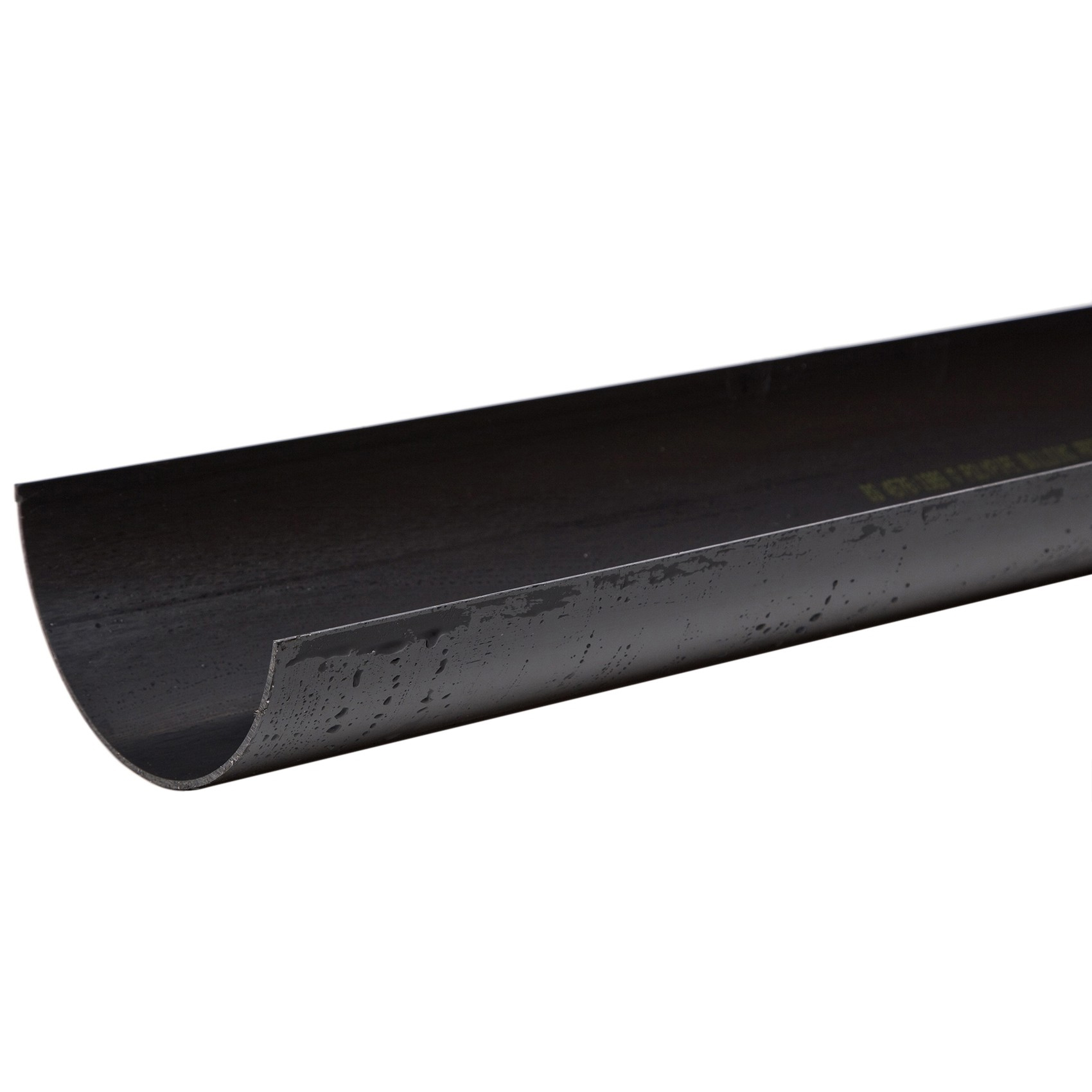 Polypipe 150mm Half Round Gutter Black