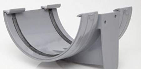 Polypipe 150mm Half Round Gutter Union Bracket Grey