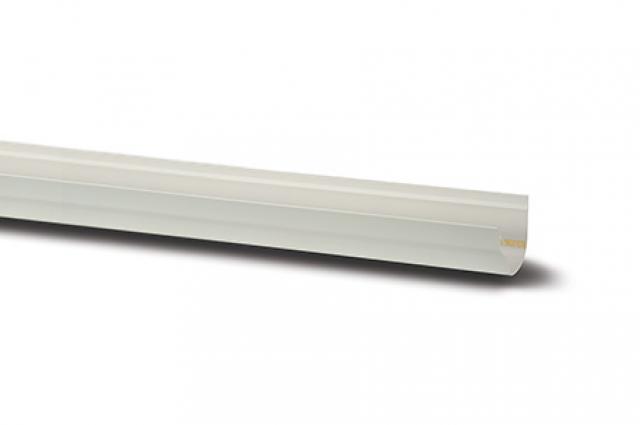 Polypipe 130mm Ogee Gutter White