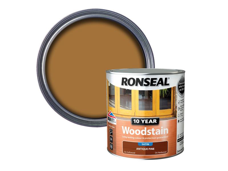 Ronseal 10 Year Woodstain Antique Pine 2.5 litre RSL10WSAP25L