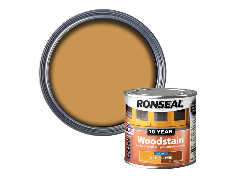 Ronseal 10 Year Woodstain Natural Pine 250ml RSL10WSNP250