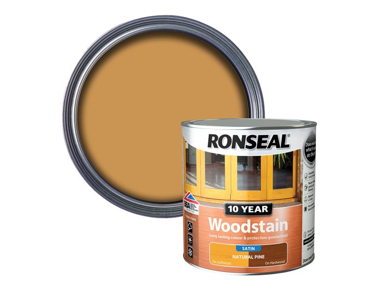 Ronseal 10 Year Woodstain Natural Pine 2.5 litre RSL10WSNP25L