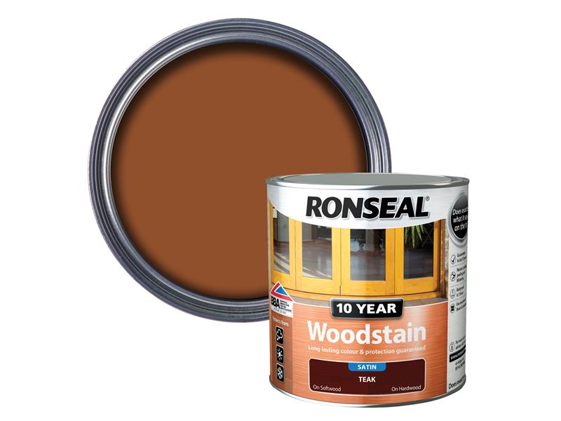 Ronseal 10 Year Woodstain Teak 2.5 litre RSL10WST25L