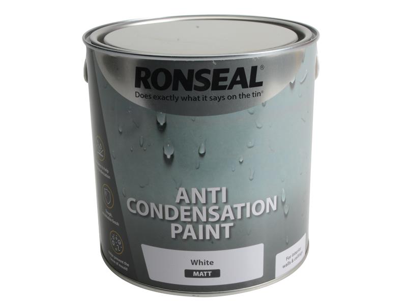 Ronseal Anti Condensation Paint White Matt 2.5 litre RSLACPWM25L