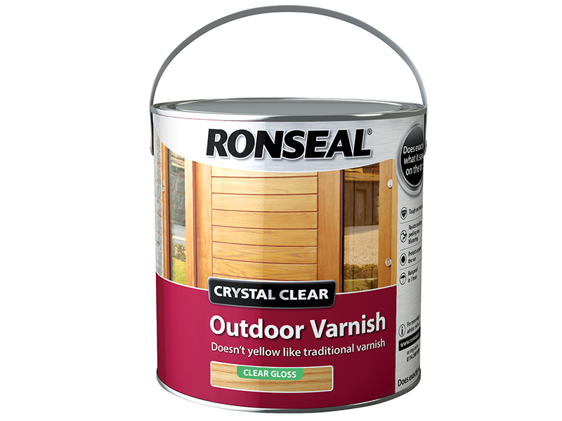 Ronseal Crystal Clear Outdoor Varnish Matt 750ml RSLCCODVM750