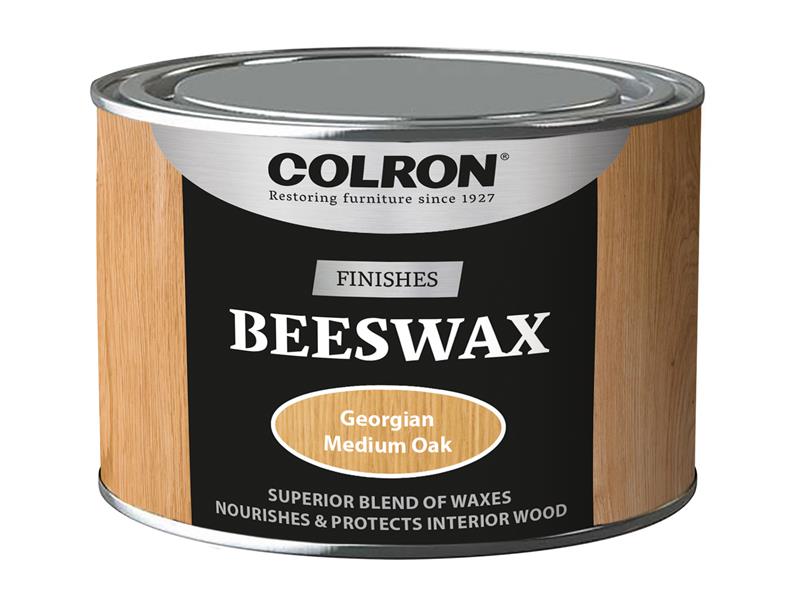 Ronseal Colron Refined Beeswax Paste Medium Oak 400g RSLCRPBWGMO4