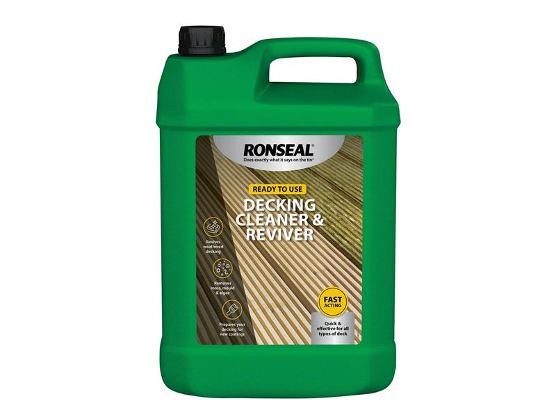 Ronseal Decking Cleaner &amp; Reviver 5 litre RSLDC