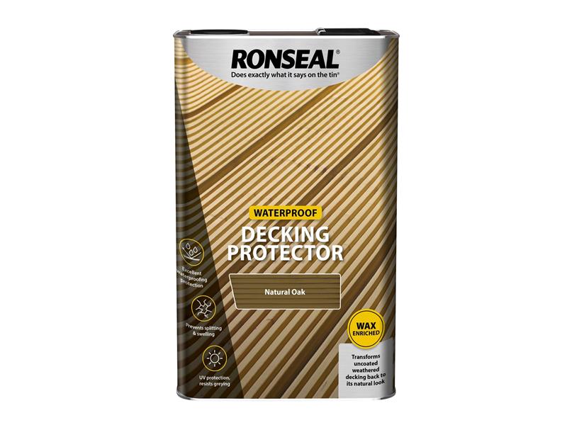 Ronseal Decking Protector Natural 5 litre RSLDPN5L