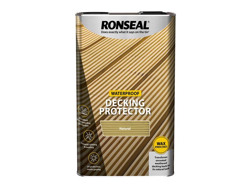 Ronseal Decking Protector Natural Oak 5 litre RSLDPNO5L