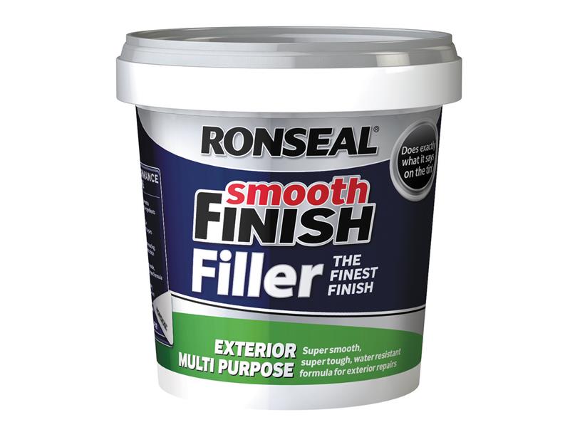 Ronseal Smooth Finish Exterior Multipurpose Ready Mix Filler Tub 1.2kg RSLERMF12KG