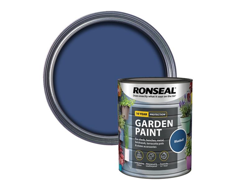 Ronseal Garden Paint Bluebell 750ml RSLGPBB750