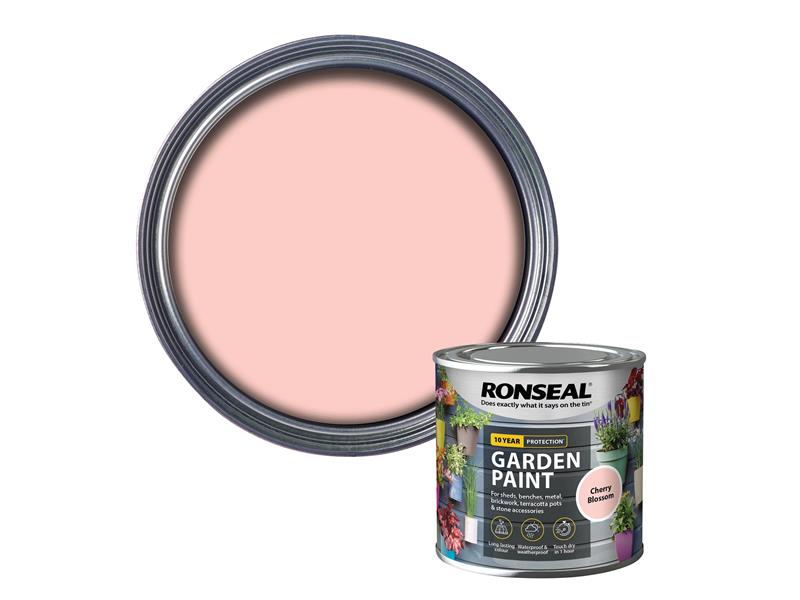 Ronseal Garden Paint Cherry Blossom 250ml RSLGPCB250