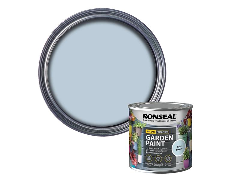 Ronseal Garden Paint Cool Breeze 250ml RSLGPCDB250