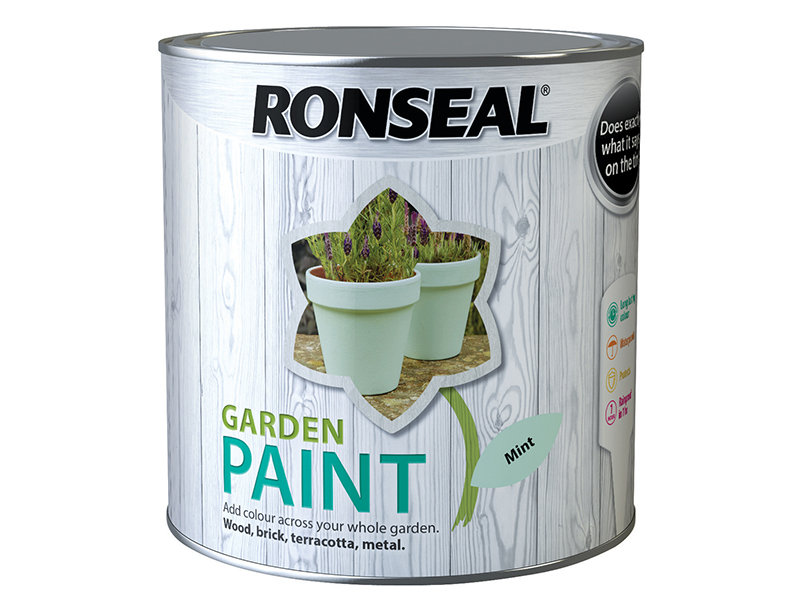 Ronseal Garden Paint Mint 2.5 litre RSLGPM25L