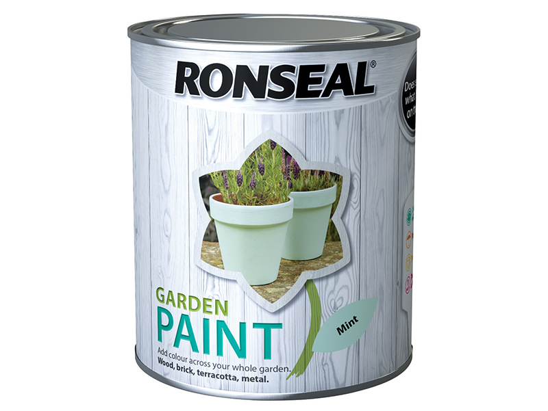 Ronseal Garden Paint Mint 750ml RSLGPM750