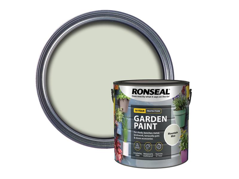 Ronseal Garden Paint Mountain Mist 2.5 litre RSLGPMM25L