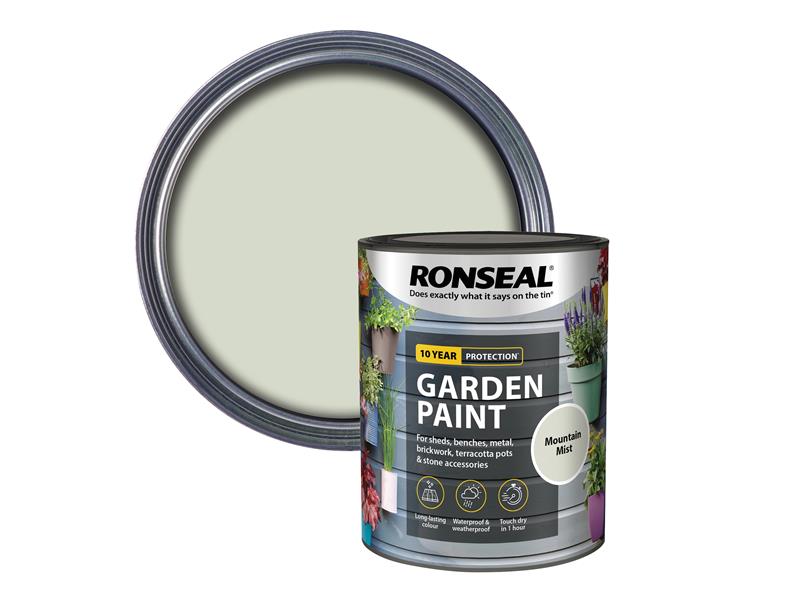 Ronseal Garden Paint Mountain Mist 750ml RSLGPMM750