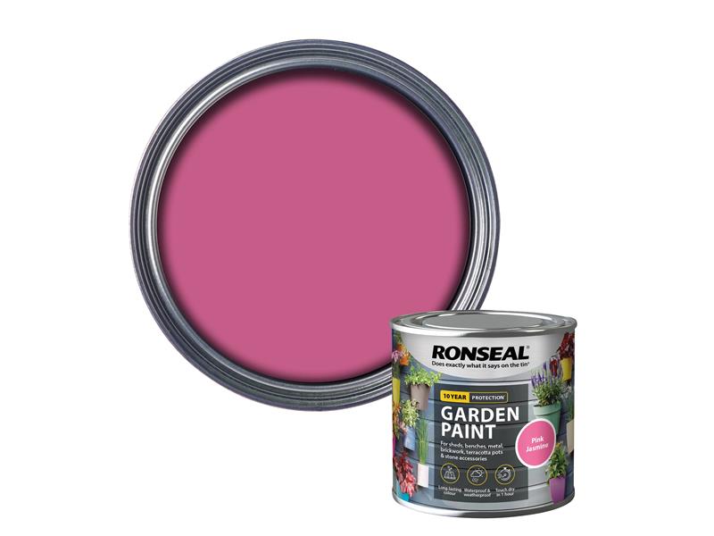 Ronseal Garden Paint Pink Jasmine 250ml RSLGPPJ250