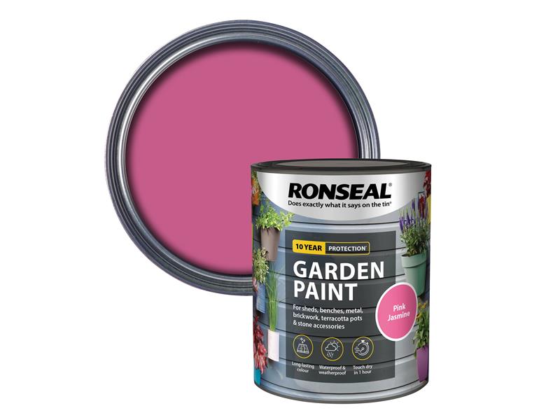 Ronseal Garden Paint Pink Jasmine 750ml RSLGPPJ750