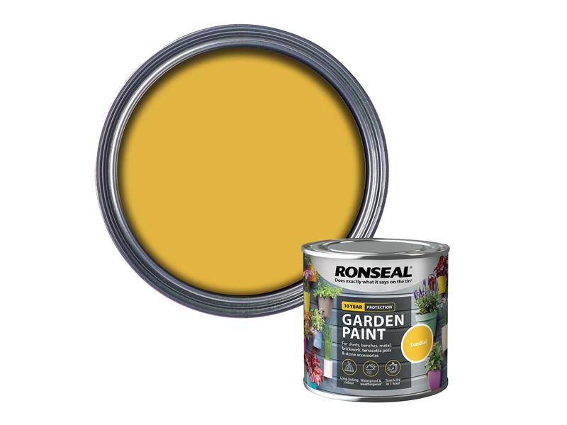 Ronseal Garden Paint Sunburst 250ml RSLGPSB250