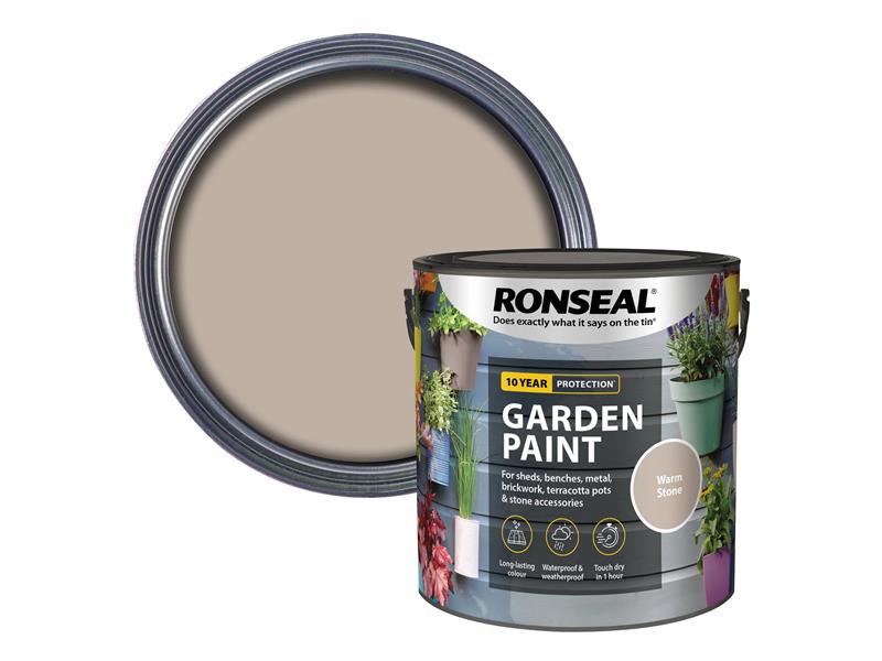 Ronseal Garden Paint Warm Stone 2.5 litre RSLGPWS25L