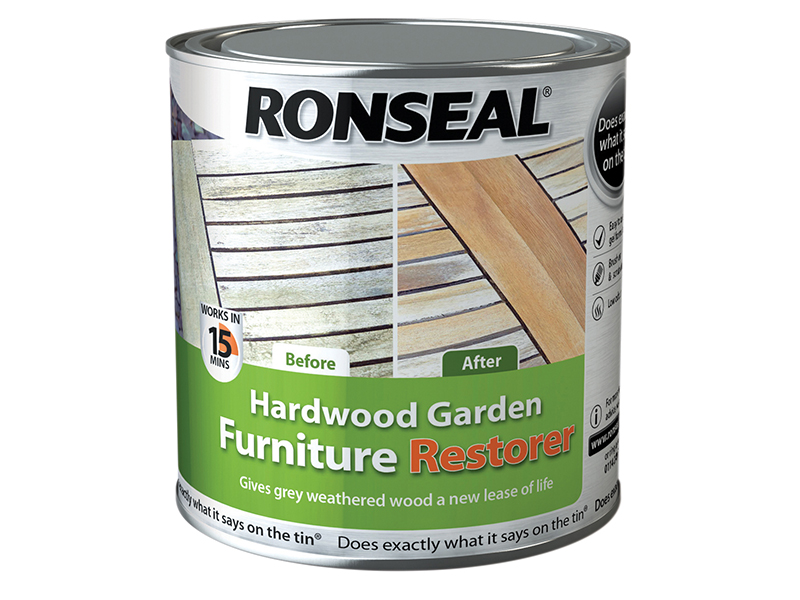 Ronseal Hardwood Garden Furniture Restorer 1 litre RSLHGFR1L