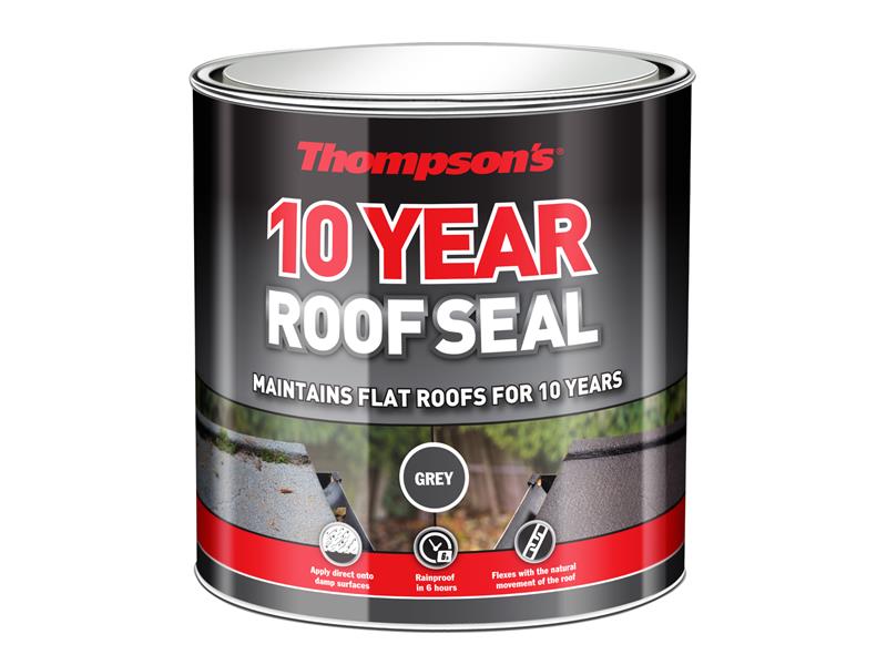 Ronseal Thompson's 10 Year Roof Seal Grey 4 litre RSLHPRS4LG