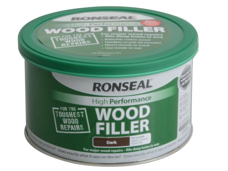 Ronseal High-Performance Wood Filler Dark 275g RSLHPWFD275G