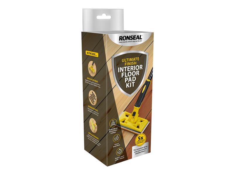 Ronseal Ultimate Finish Interior Floor Pad Kit RSLIAFK