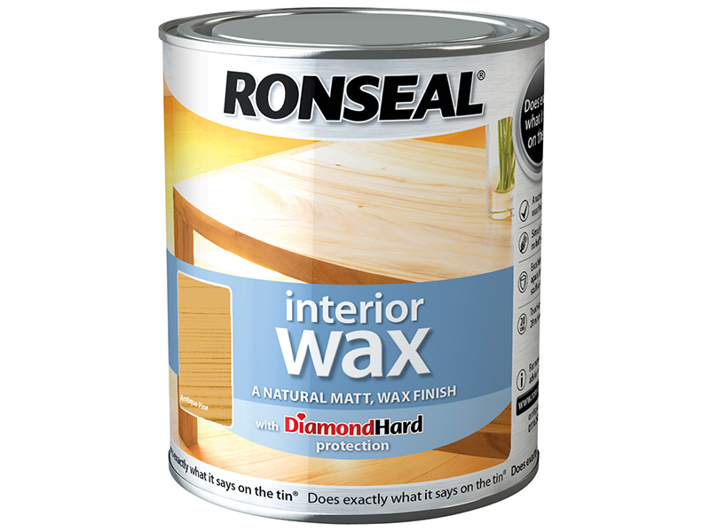 Ronseal Interior Wax Antique Pine 750ml RSLIWAP750