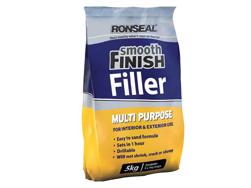 Ronseal Smooth Finish Multipurpose Wall Powder Filler 5kg RSLMPWF5KG