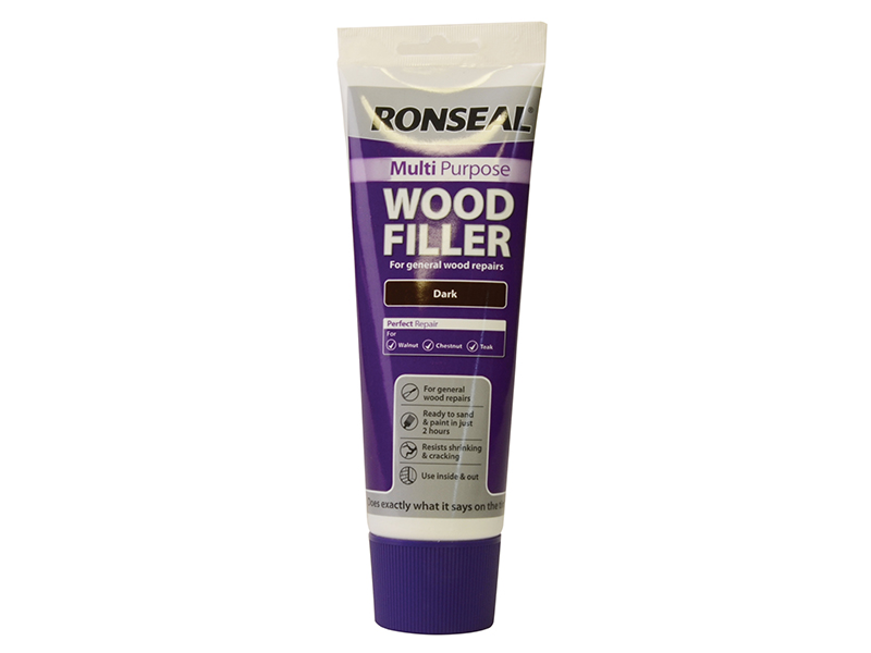 Ronseal Multipurpose Wood Filler Tube Dark 325g RSLMPWFD325G