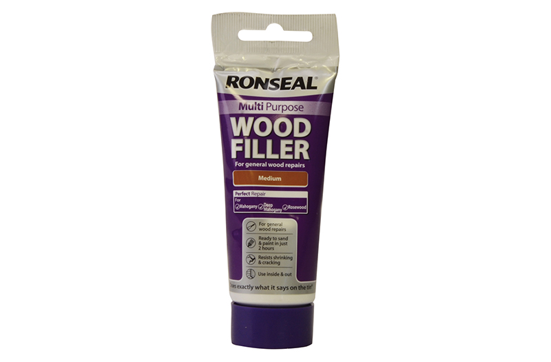 Ronseal Multipurpose Wood Filler Tube Medium 100g RSLMPWFM100G