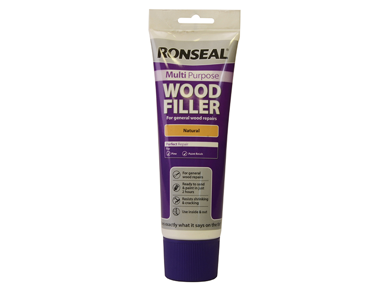 Ronseal Multipurpose Wood Filler Tube Natural 325g RSLMPWFN325G