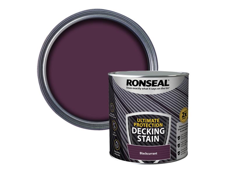 Ronseal Ultimate Protection Decking Stain Blackcurrant 2.5 litre RSLNUDSBC25L